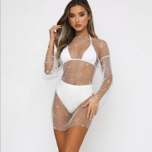 White Fox Won’t Forget This White Coverup Bachelorette NWT